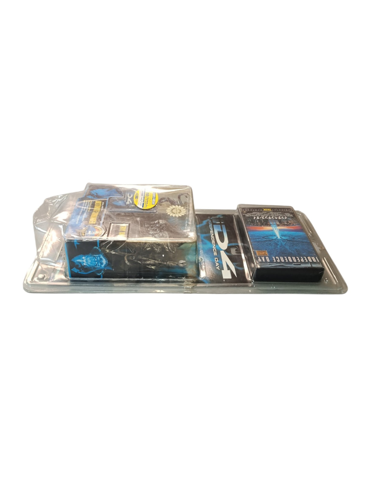 Figurine Alien Independence Day Ultimate Commander avec VHS en blister