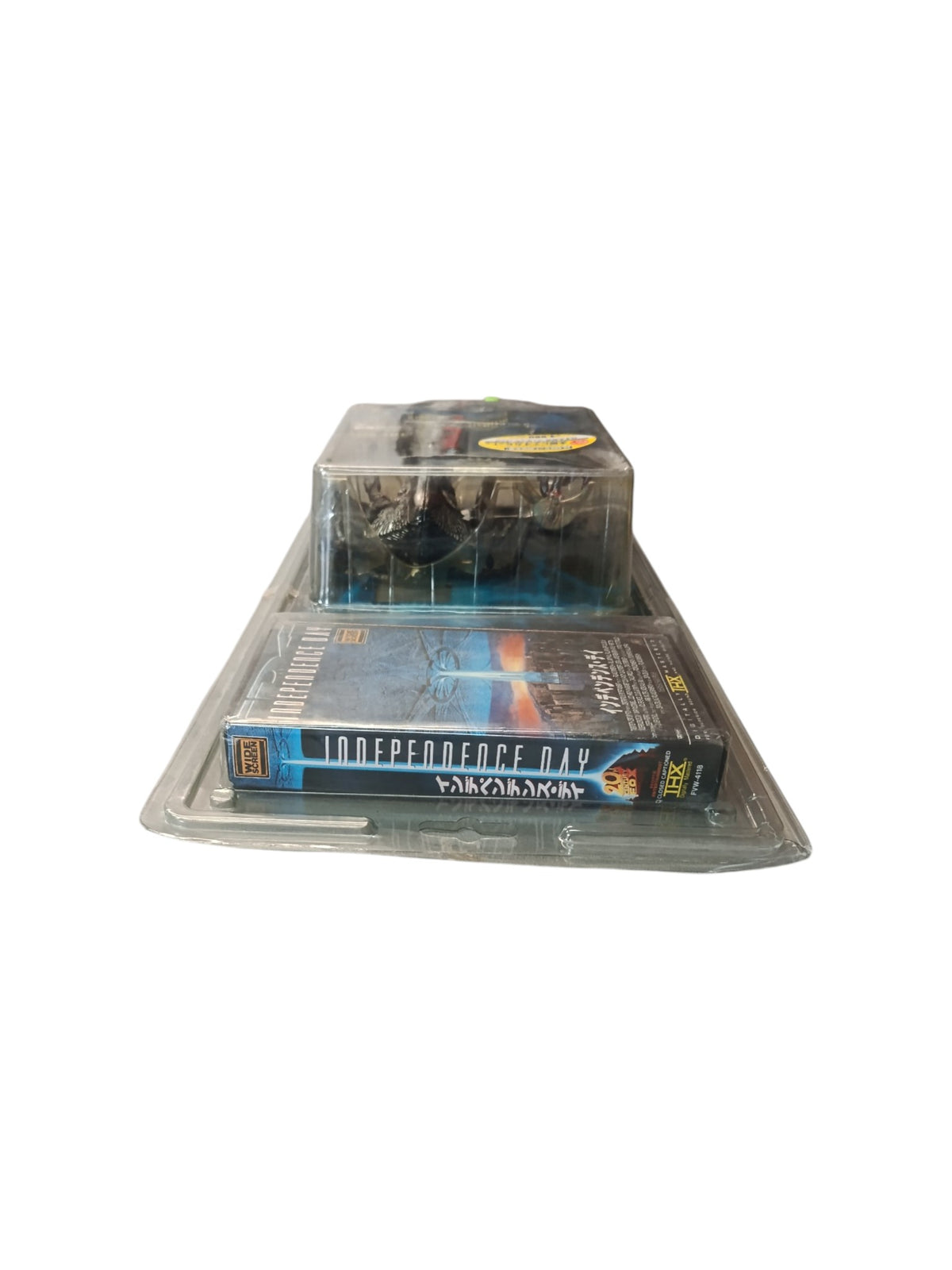 Figurine Alien Independence Day Ultimate Commander avec VHS en blister