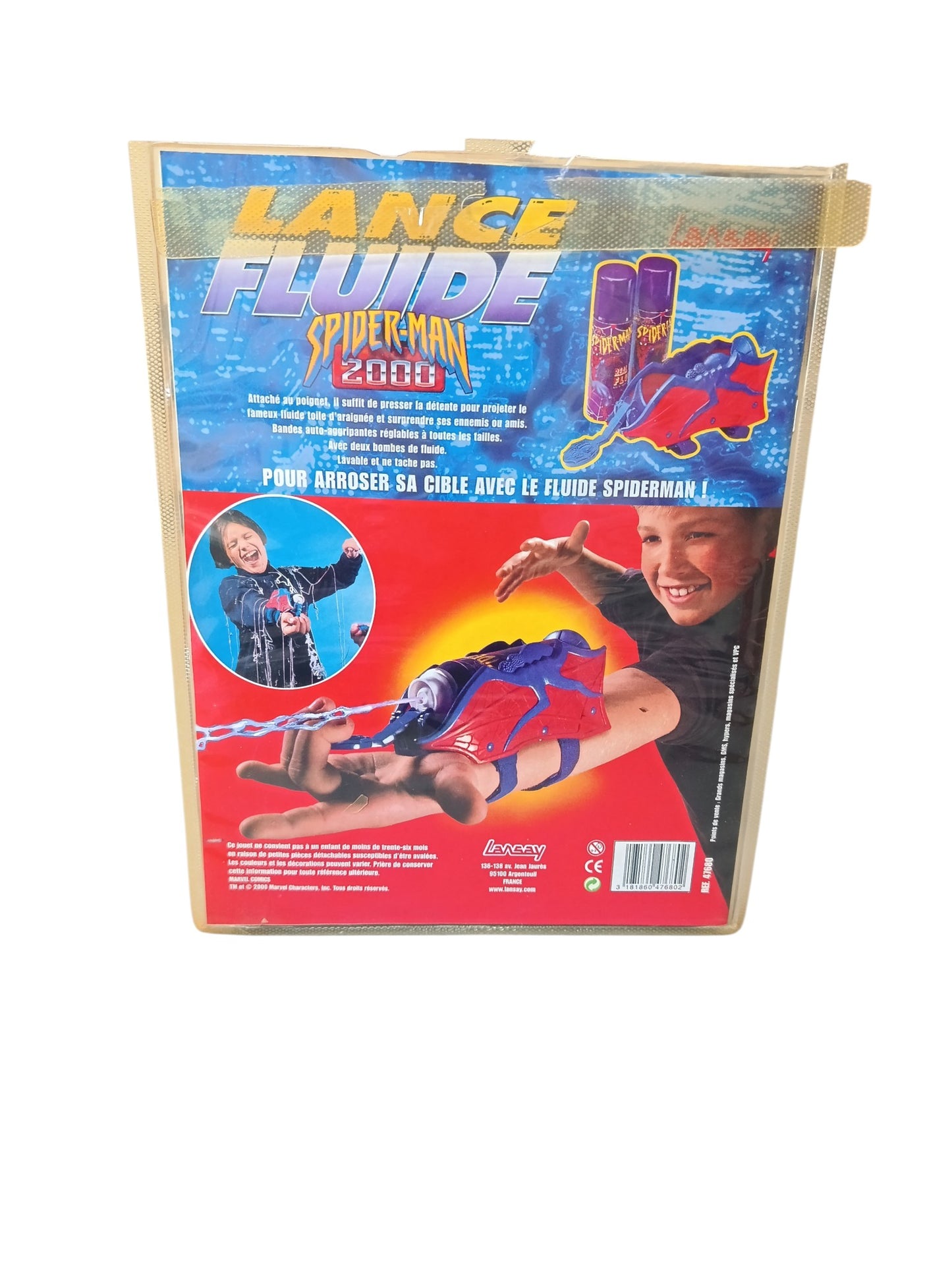 Figurine Spider-Man avec cassette VHS Marvel France en blister