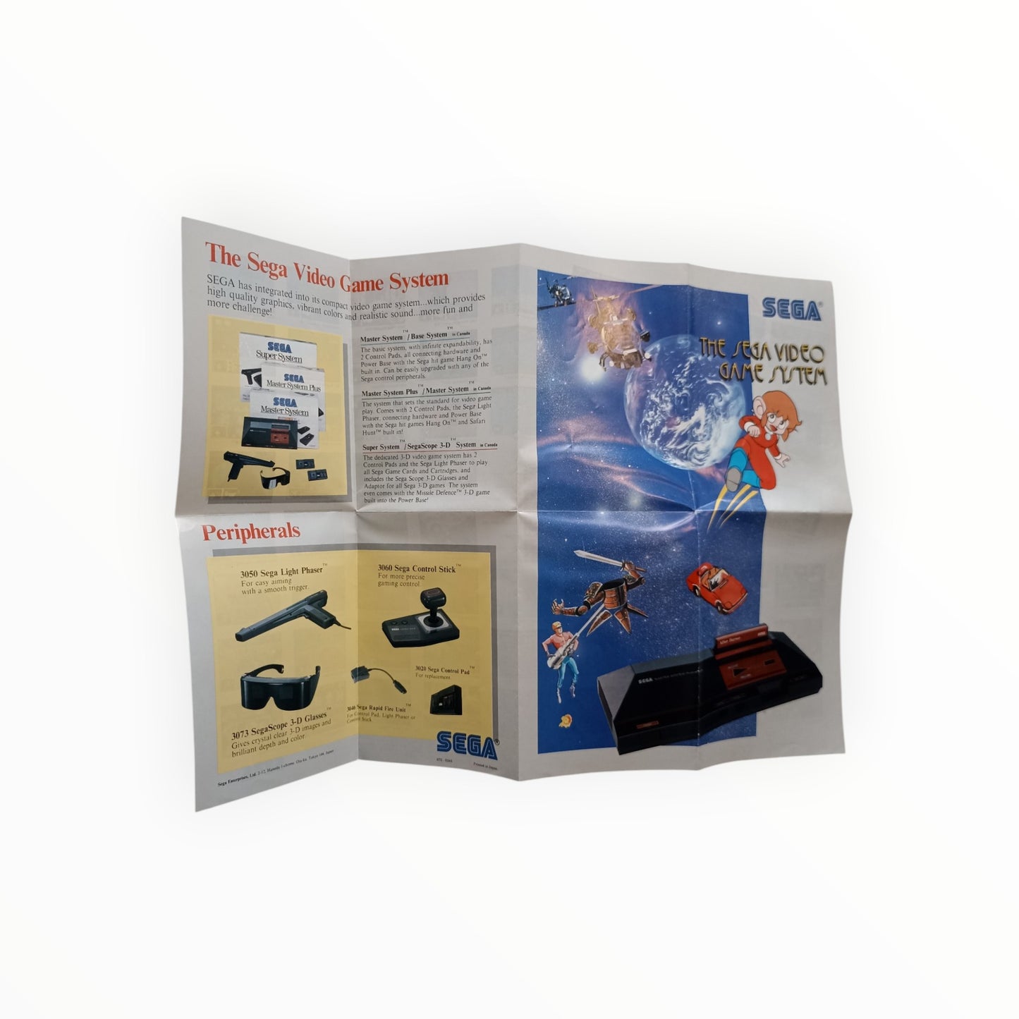 Dépliant Sega Master System