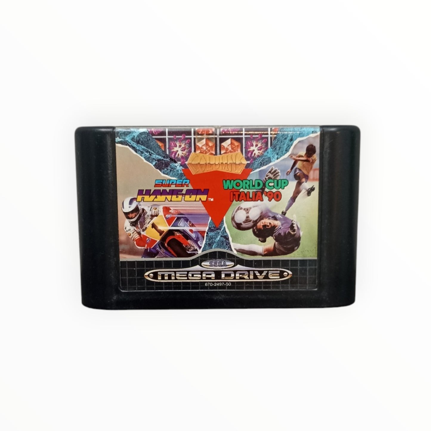 Super Hang On / World Cup Italia 90 / Columns Mega Drive loose