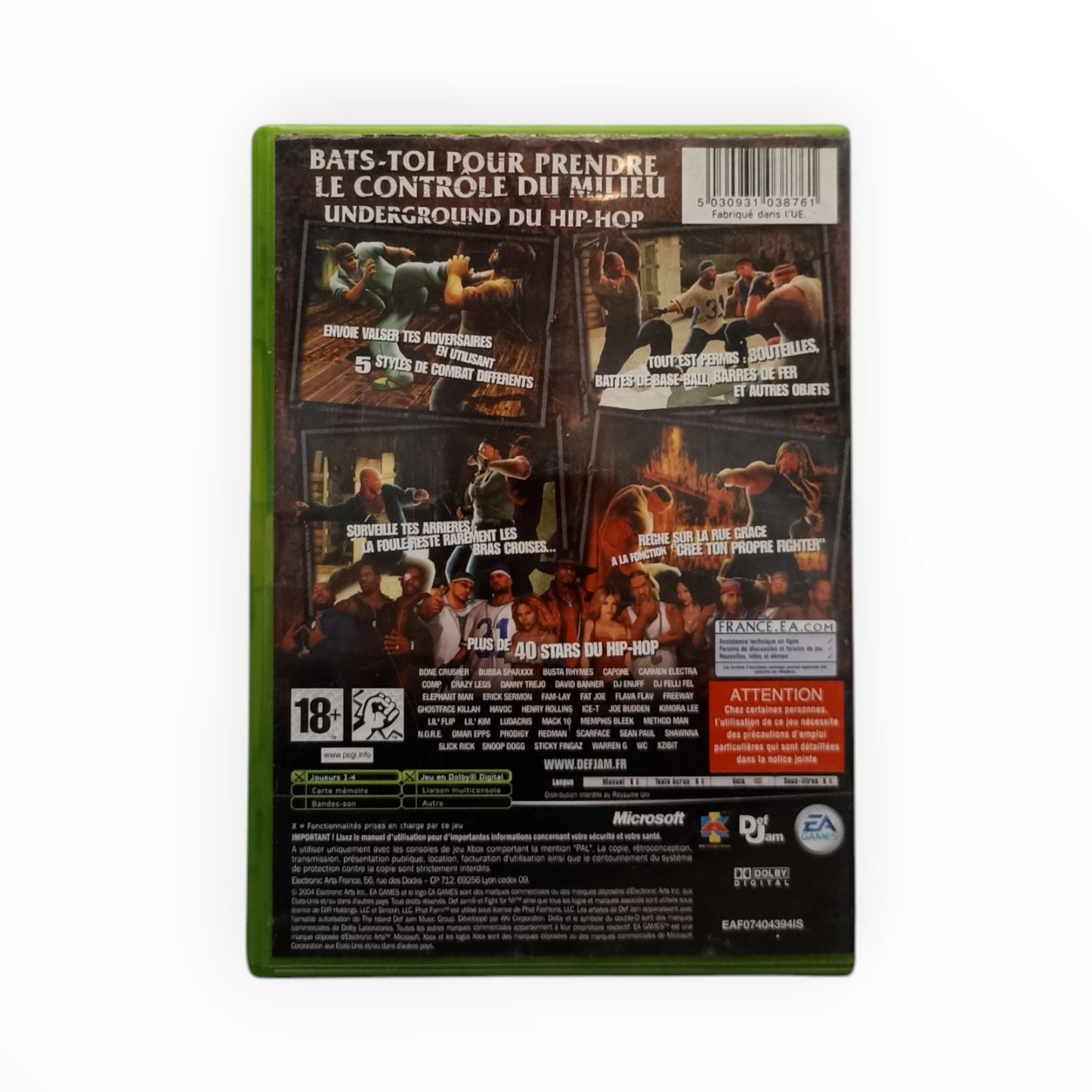 Def Jam Fight For NYC Xbox classics