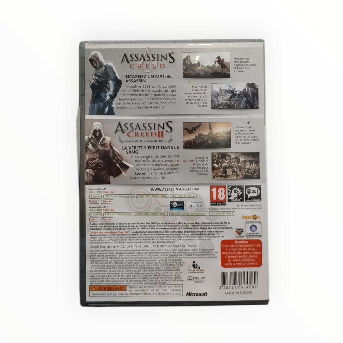 Assassin's creed Double Pack Xbox classics