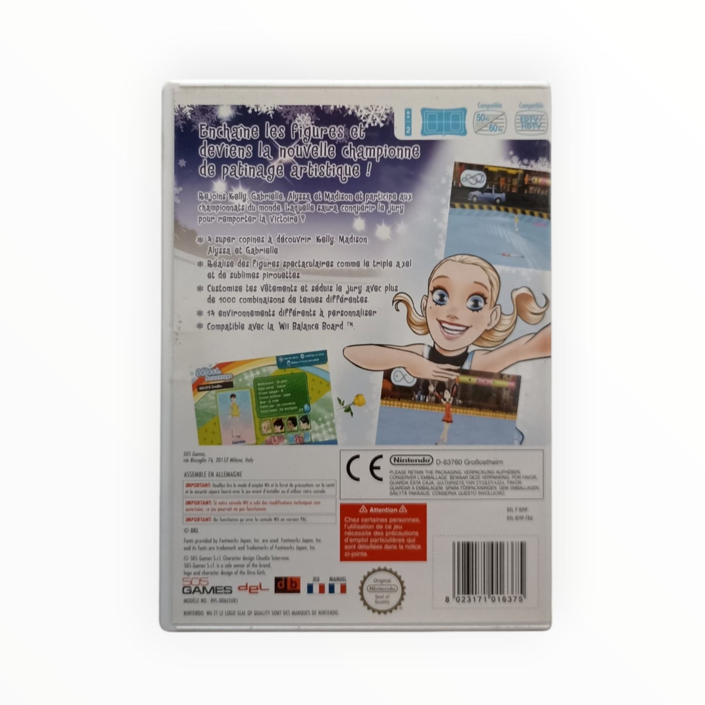 Les Lollipops Patinage Artistique Nintendo Wii Complet FRA