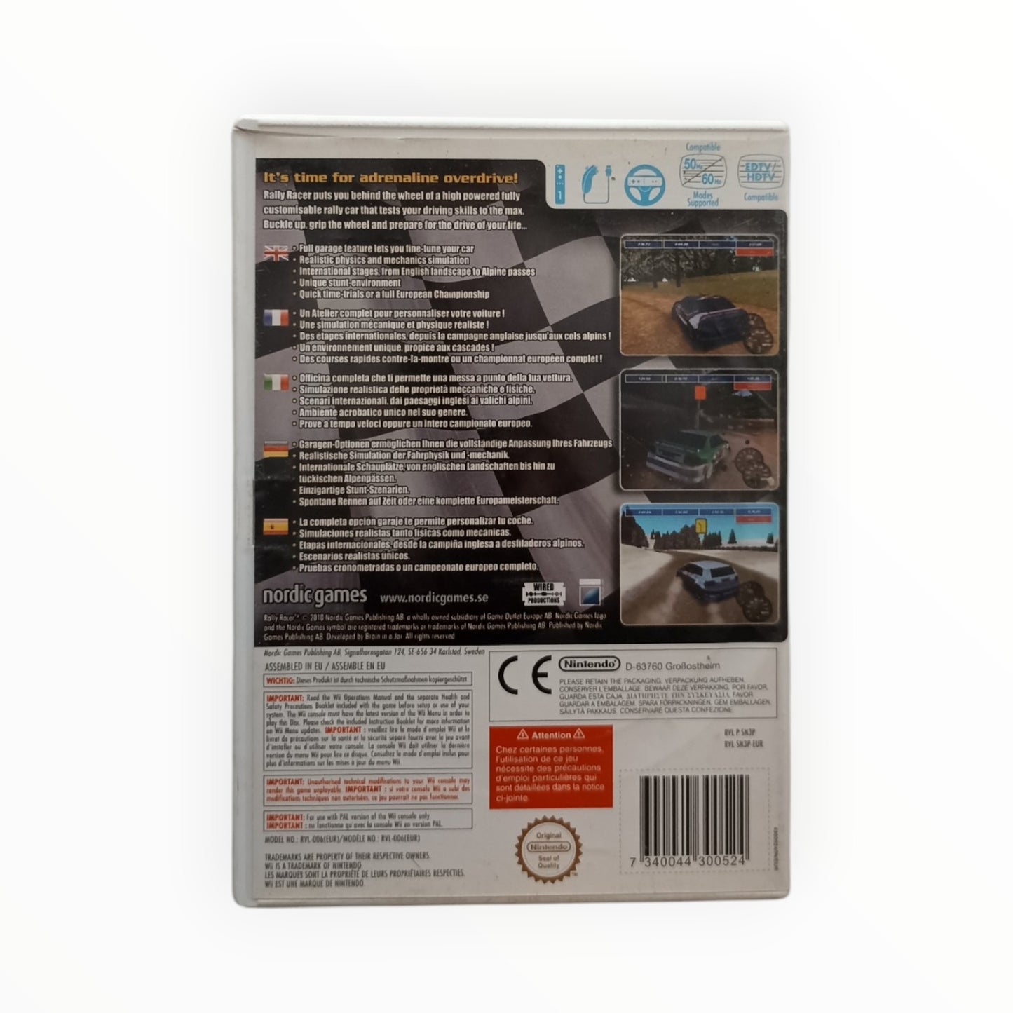 Rally Racer Nintendo Wii Complet EUR
