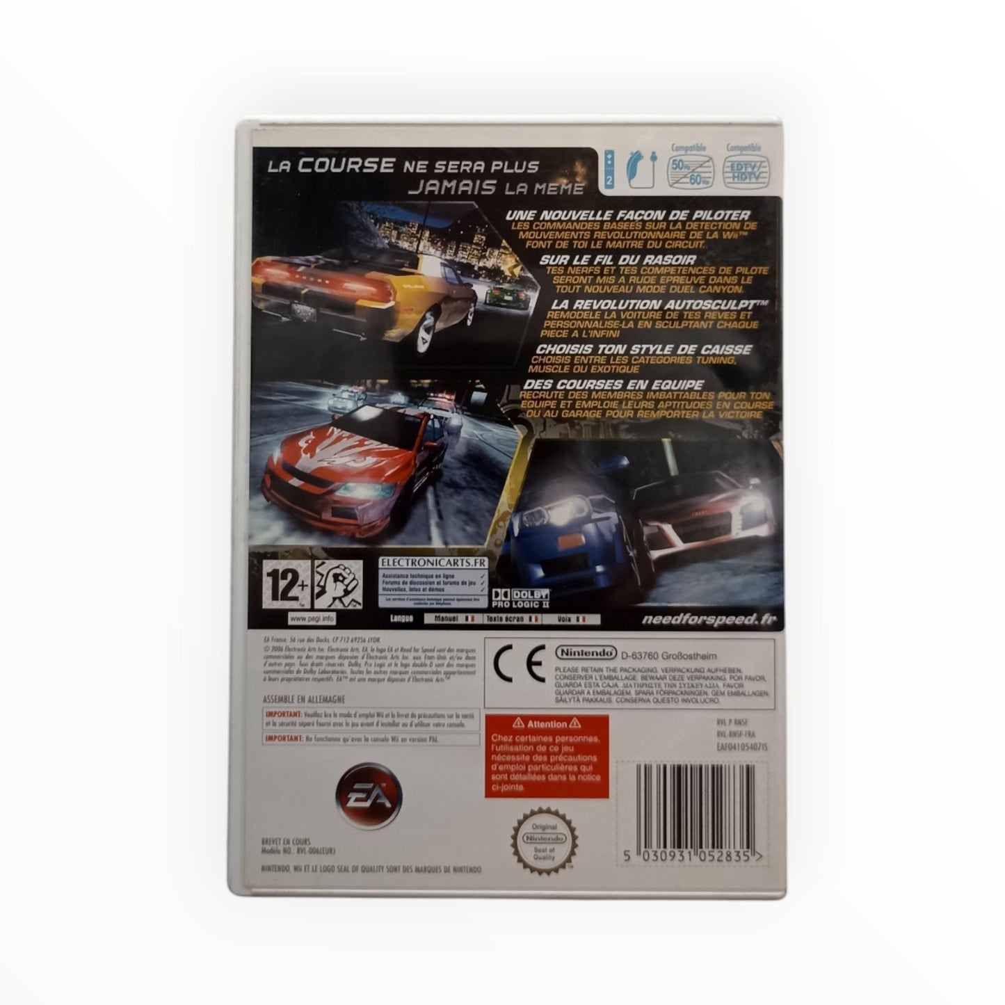 Need for Speed Carbon Nintendo Wii Complet FRA