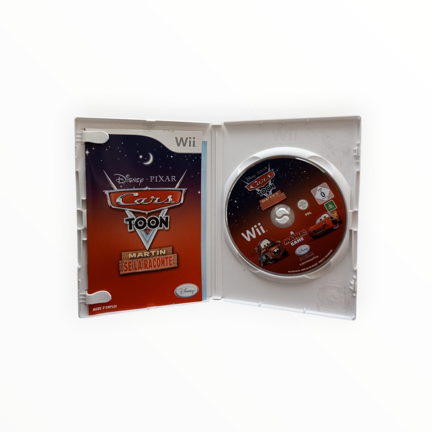 Cars Toon Martin Se La Raconte Nintendo Wii Complet FRA
