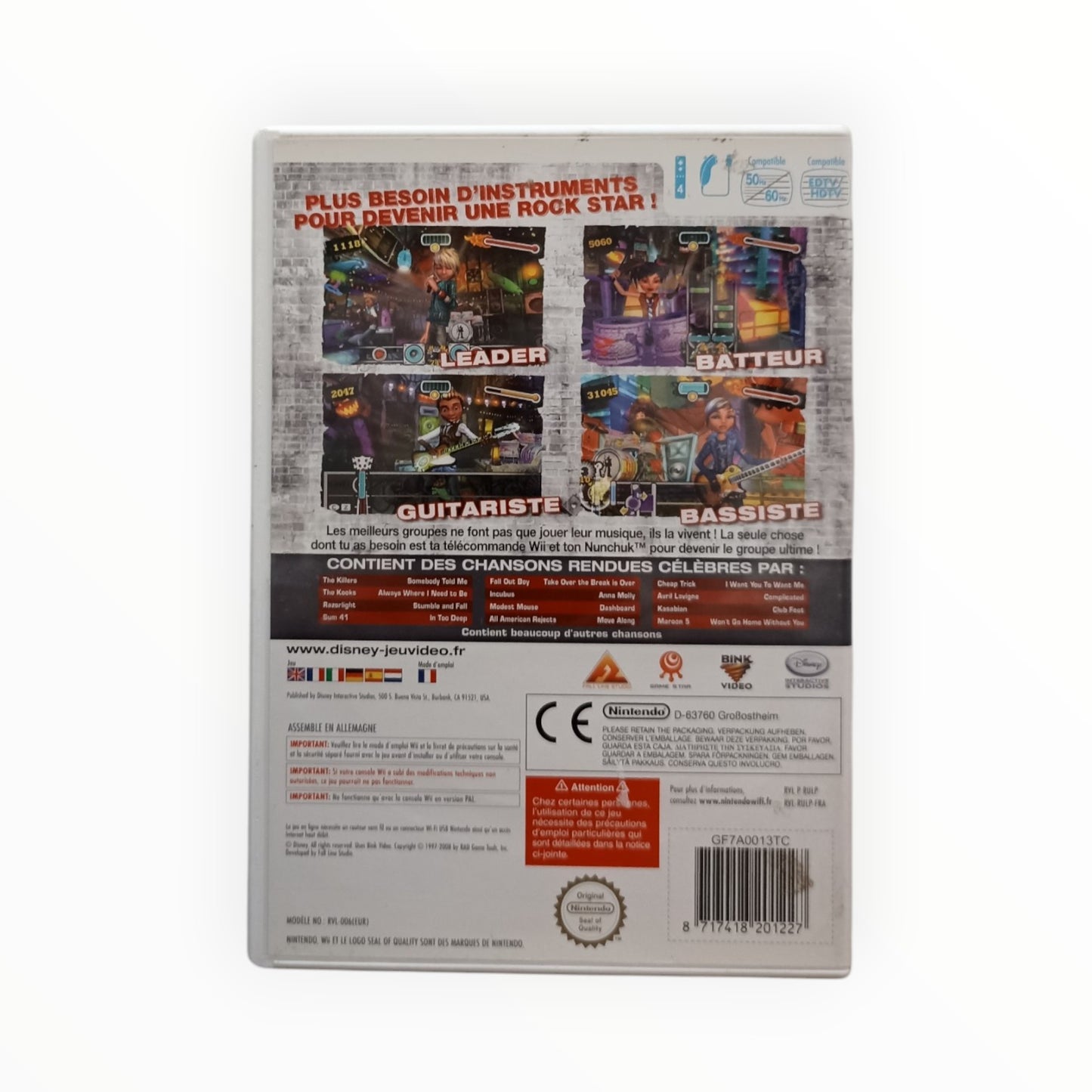 Ultimate Band Nintendo Wii Complet FRA