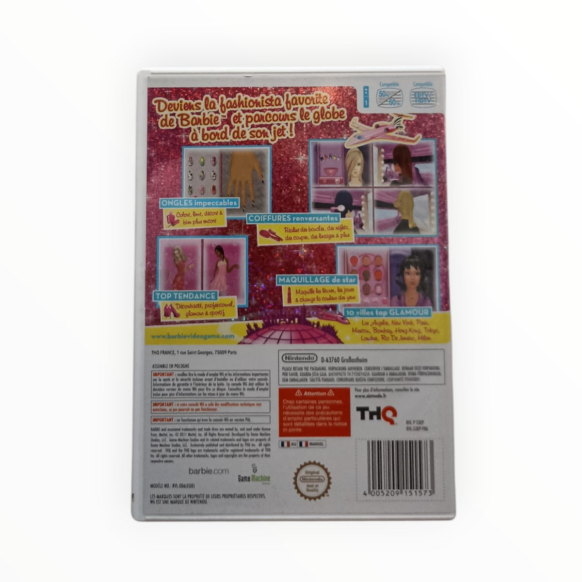 Barbie Star de la Mode complet FRA PAL Nintendo Wii