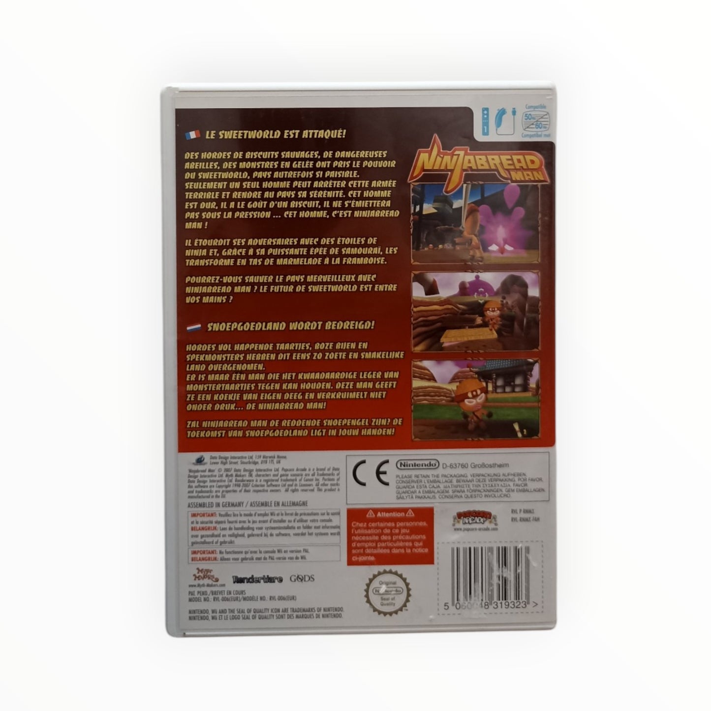 Ninjabread Man complet PAL EUR Nintendo Wii