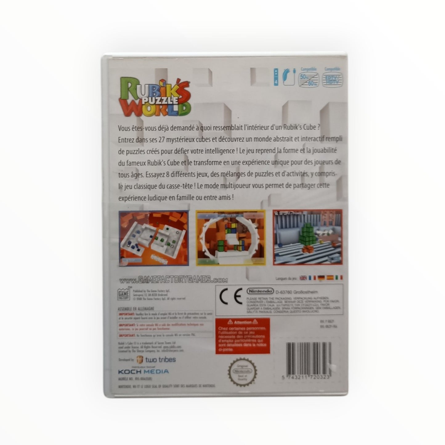 Rubik s Puzzle World complet PAL EUR Nintendo Wii