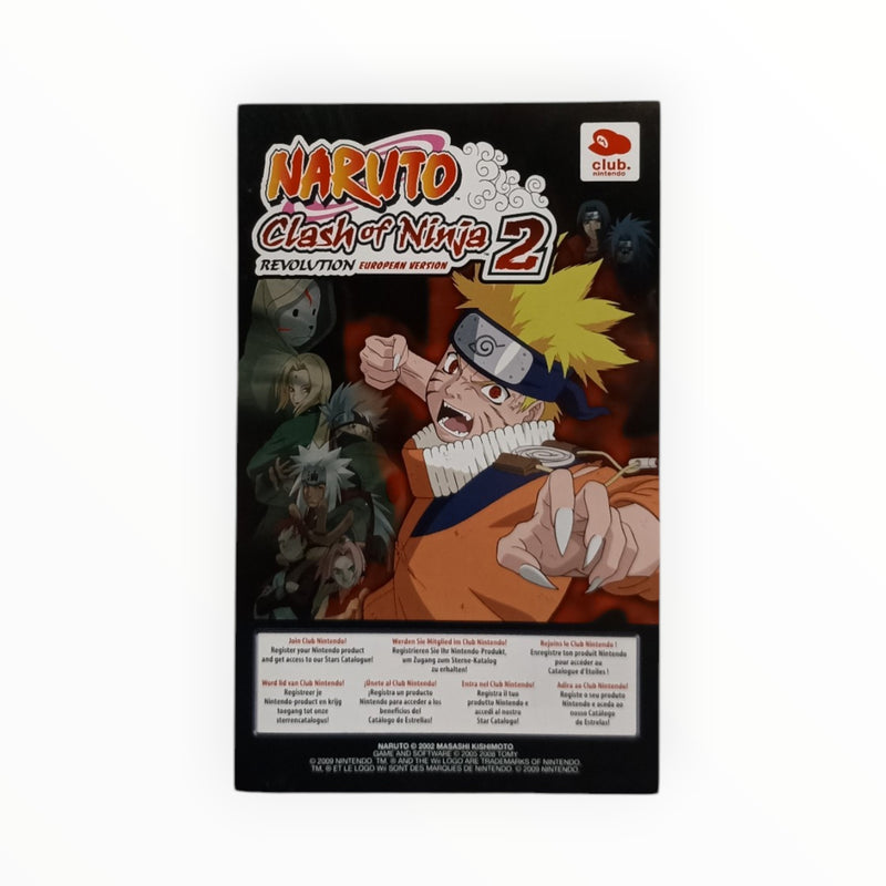 Carte VIP Naruto Clash of Ninja 2 Nintendo Wii PAL