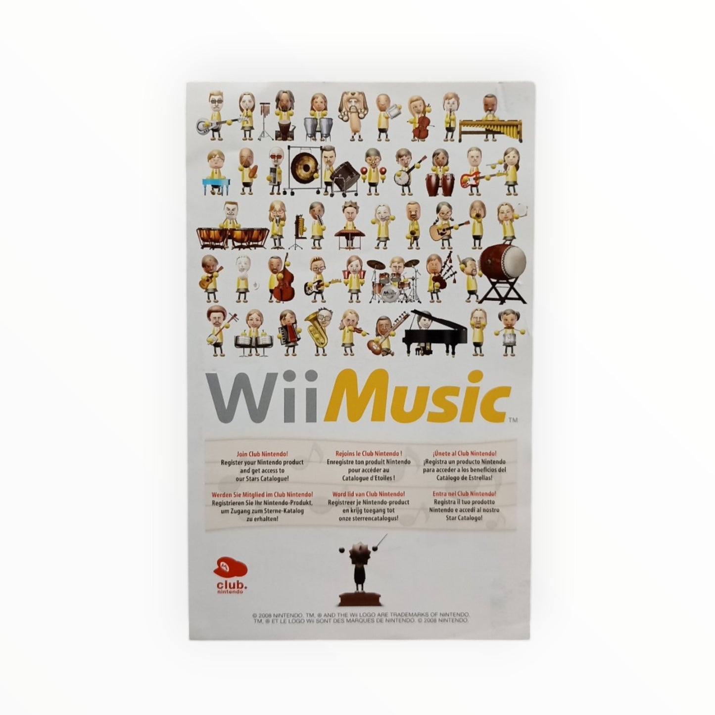 Carte VIP Wii Music Nintendo Wii PAL