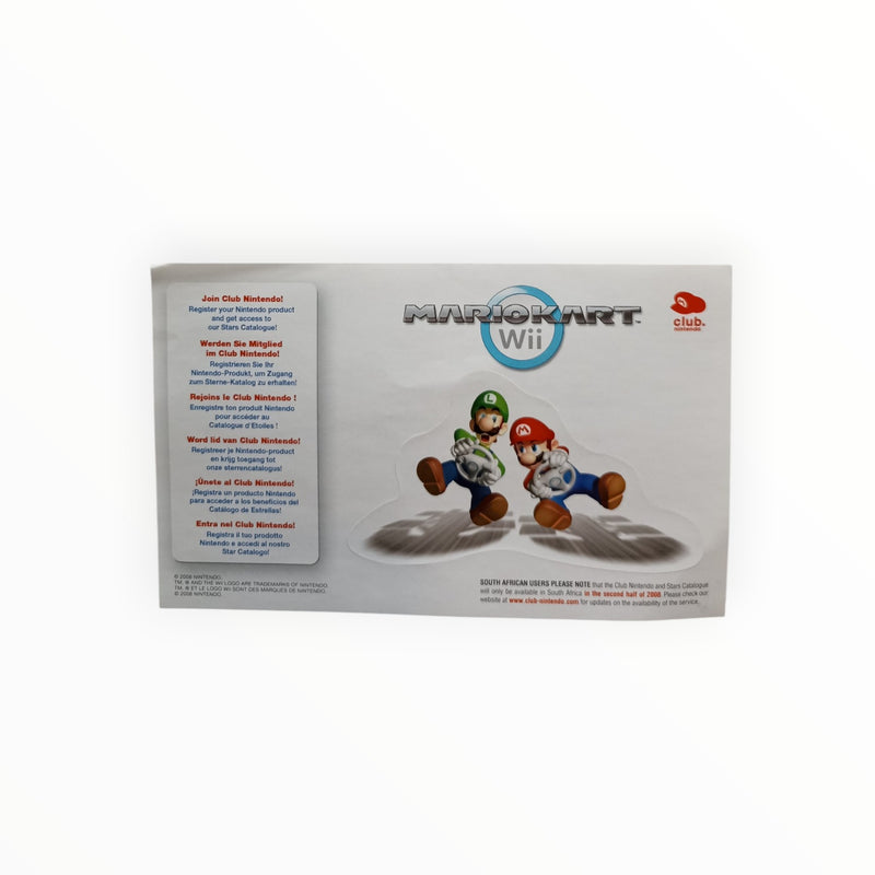 Carte VIP Mario Kart Wii Nintendo Wii PAL