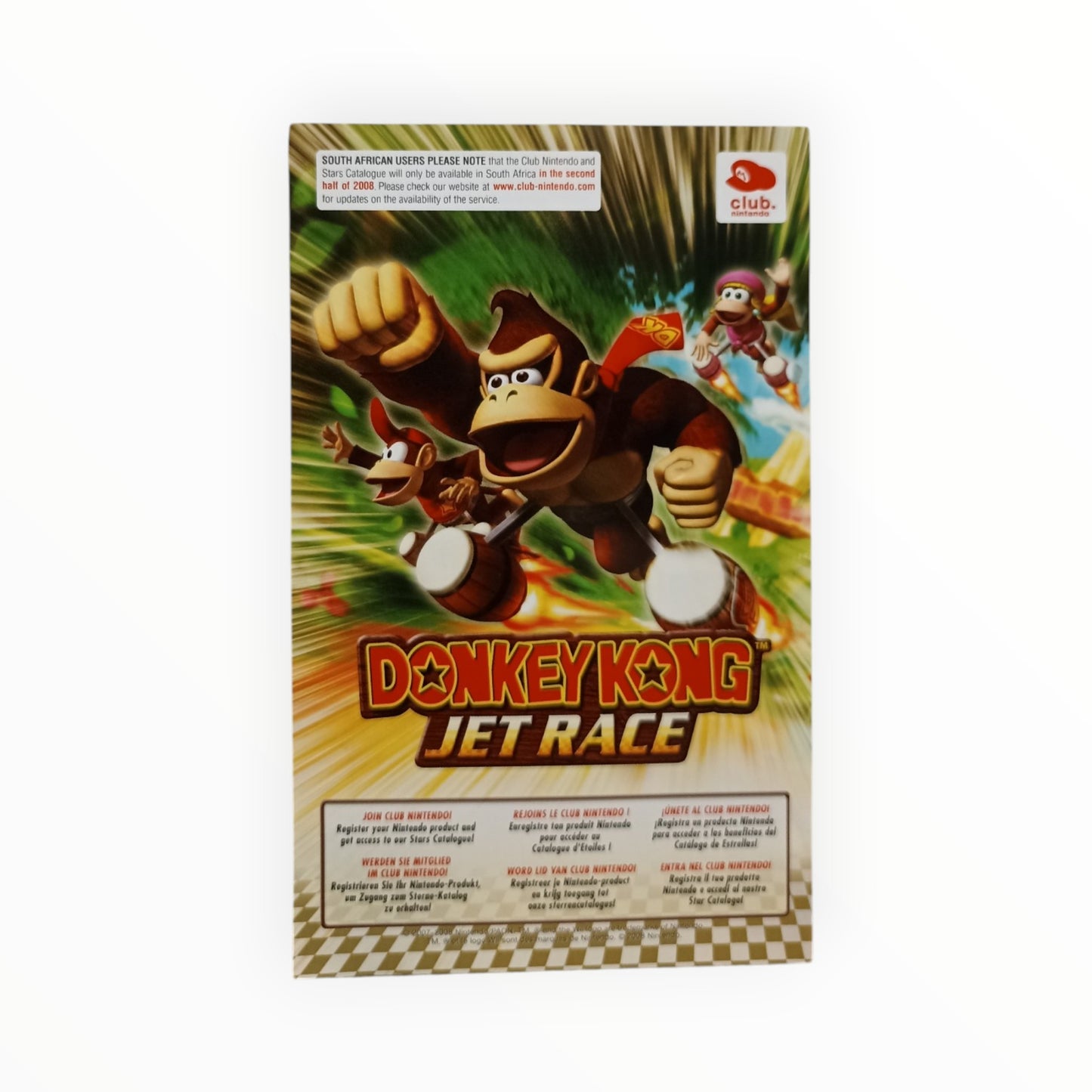 Carte VIP Donkey Kong Jet Race Nintendo Wii PAL