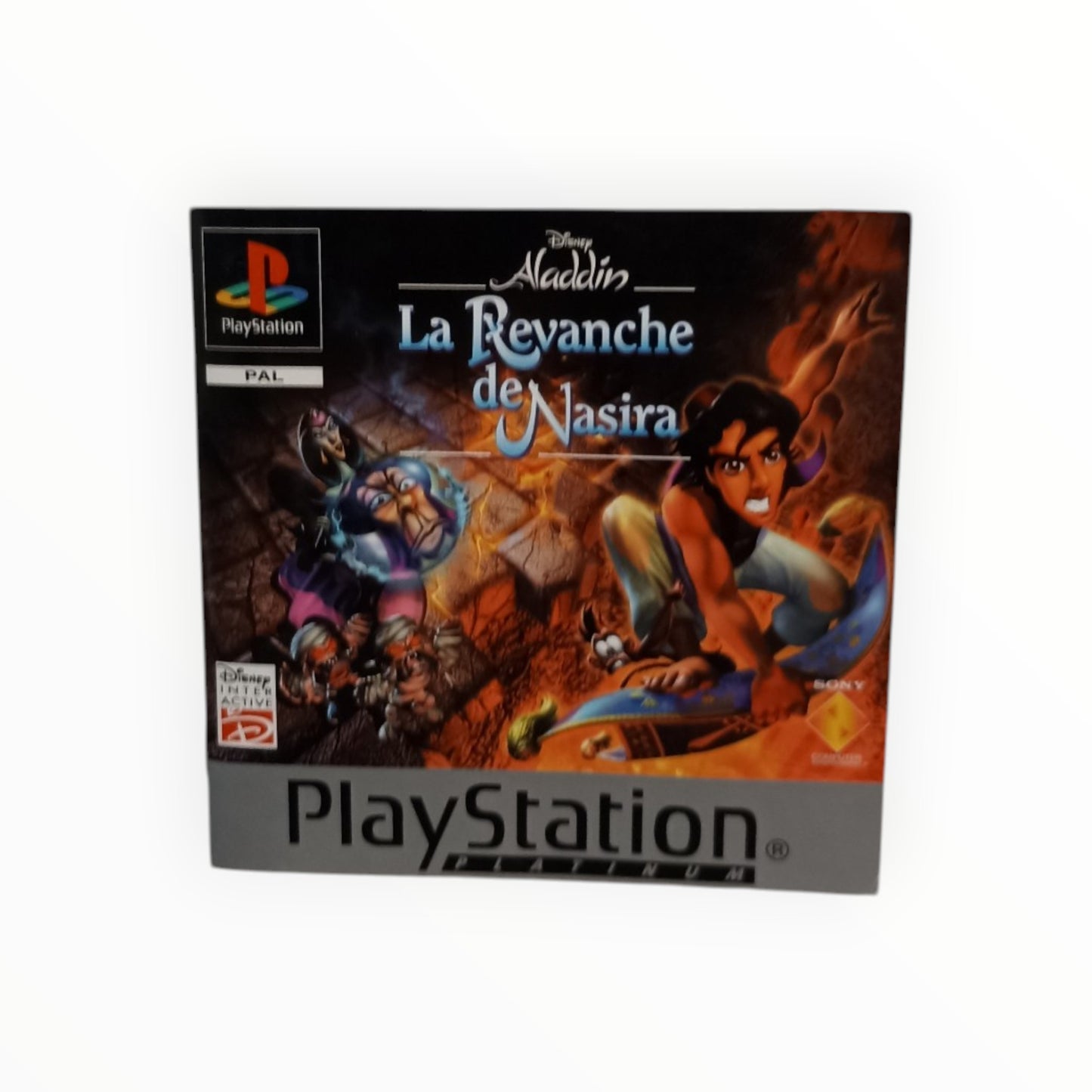 Notice Disney Aladdin La Revanche De Nasira Playstation 1 (PS1) FRA Version Platinum