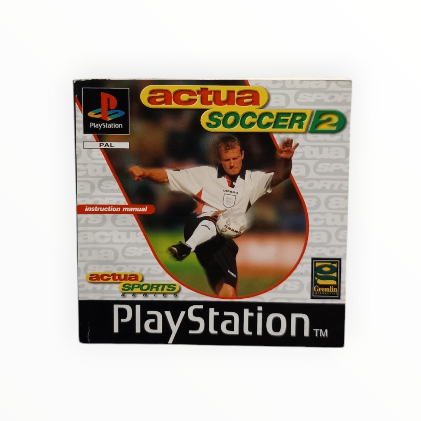 Notice Actua Soccer 2 Playstation 1 (PS1) PAL