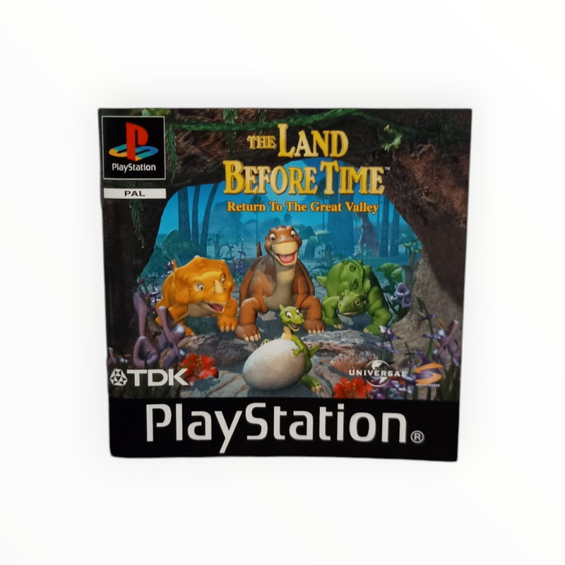 Notice The Land Before Time Return to the Great Valley Playstation 1 (PS1) PAL