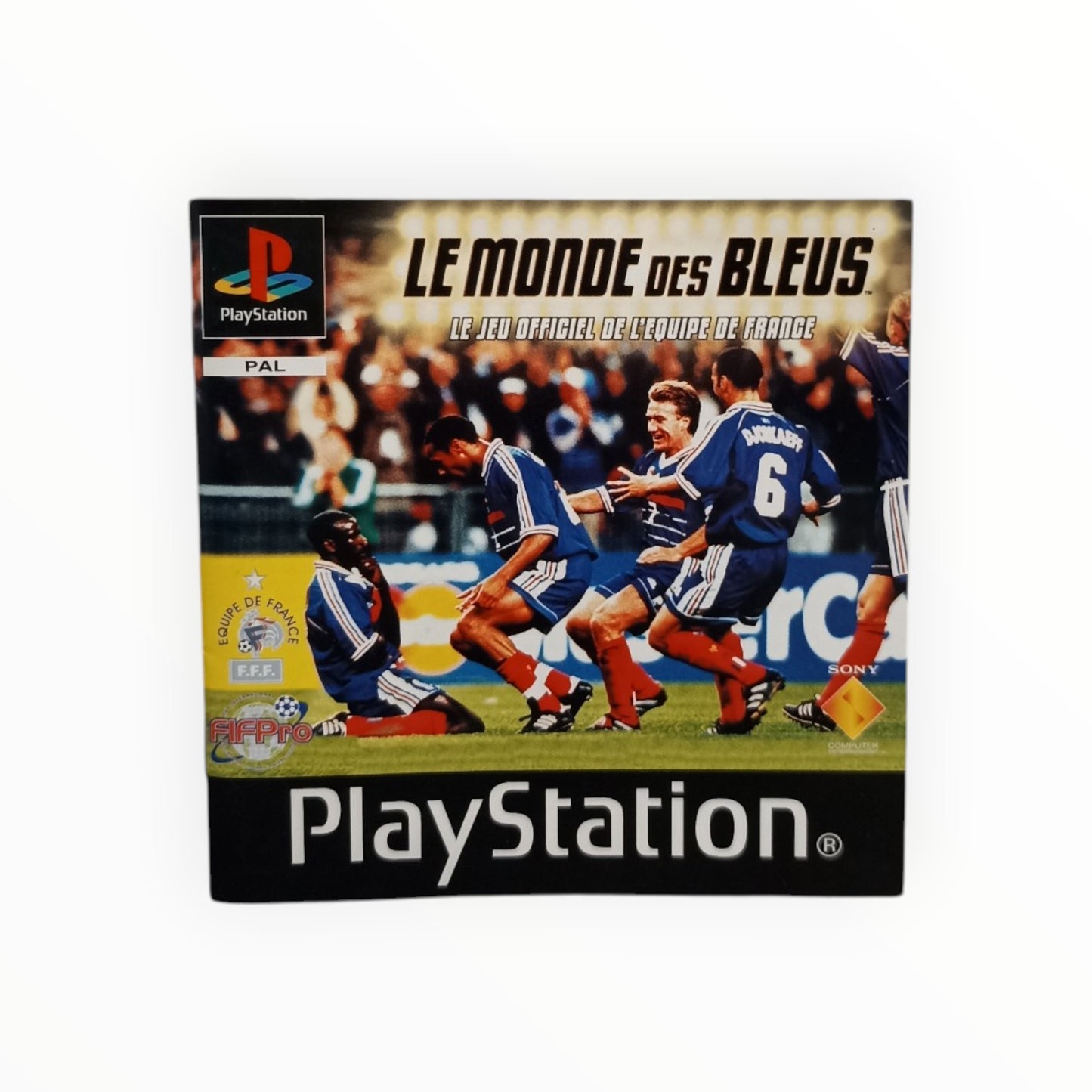 Notice Le Monde des Bleus Le Jeu Officiel de l'Équipe de France Playstation 1 (PS1) PAL