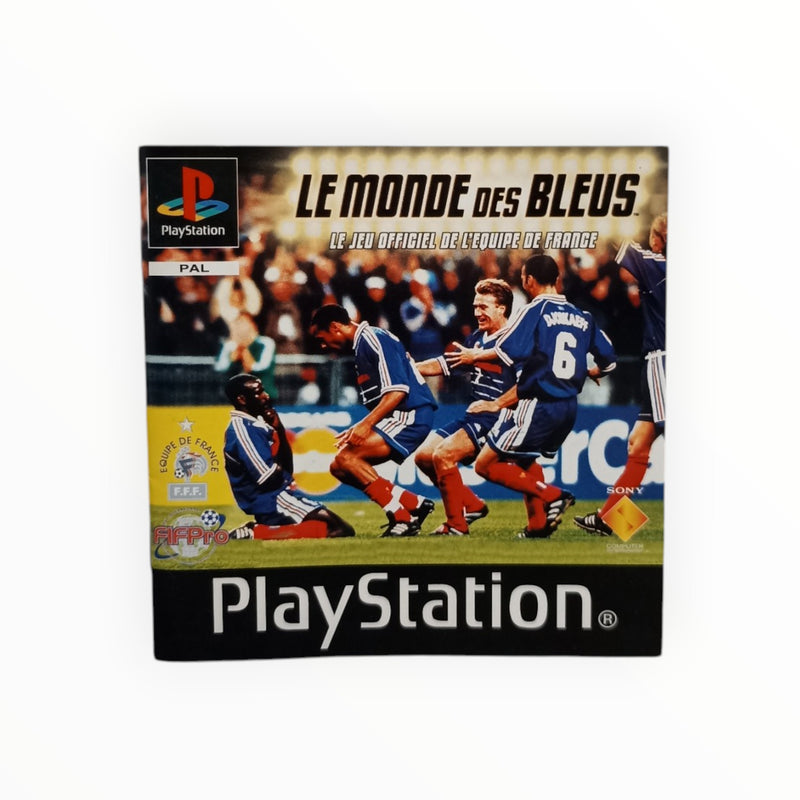Notice Le Monde des Bleus Le Jeu Officiel de l'Équipe de France Playstation 1 (PS1) PAL