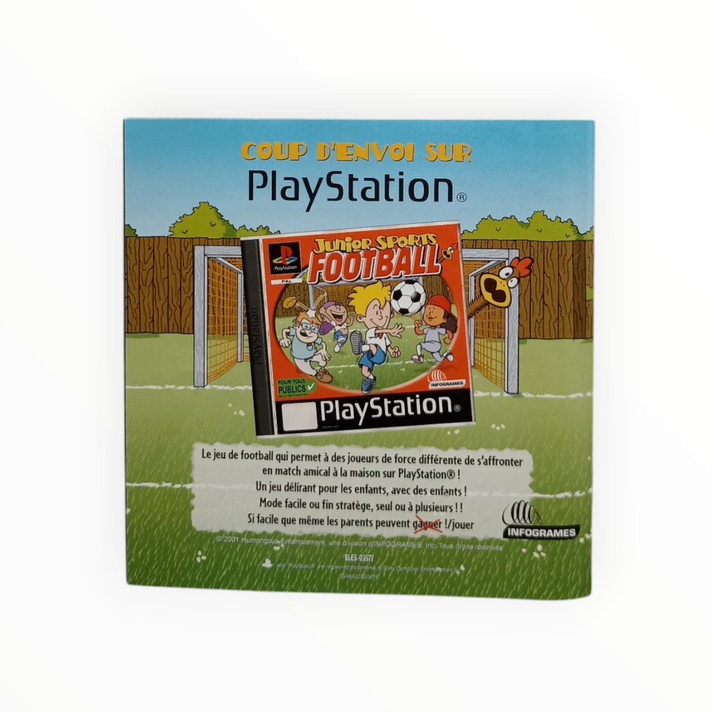 Notice Pyjama Sam Heros du Gouter Playstation 1 (PS1) PAL
