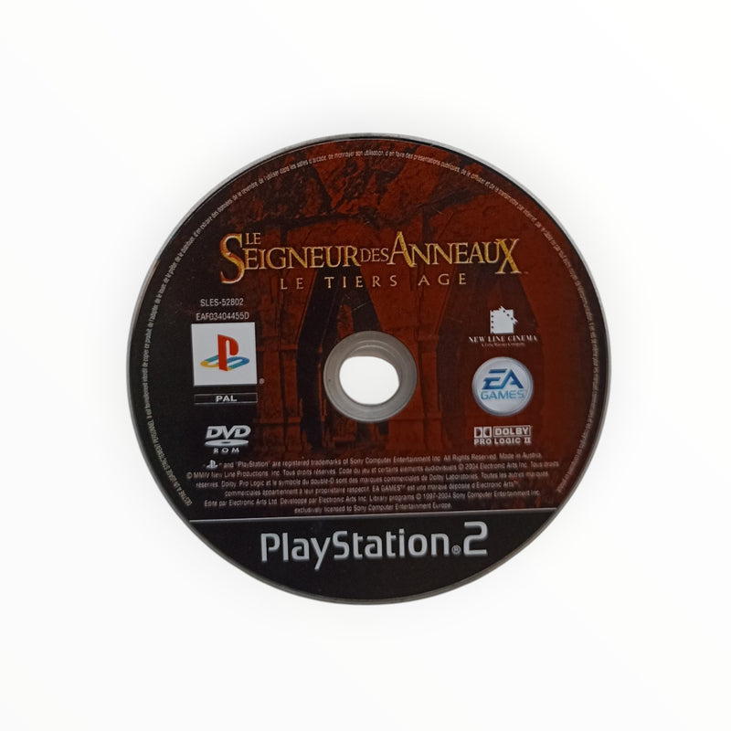 CD seul Le seigneur des Anneaux le tiers âge PlayStation 2 PS2 Version français