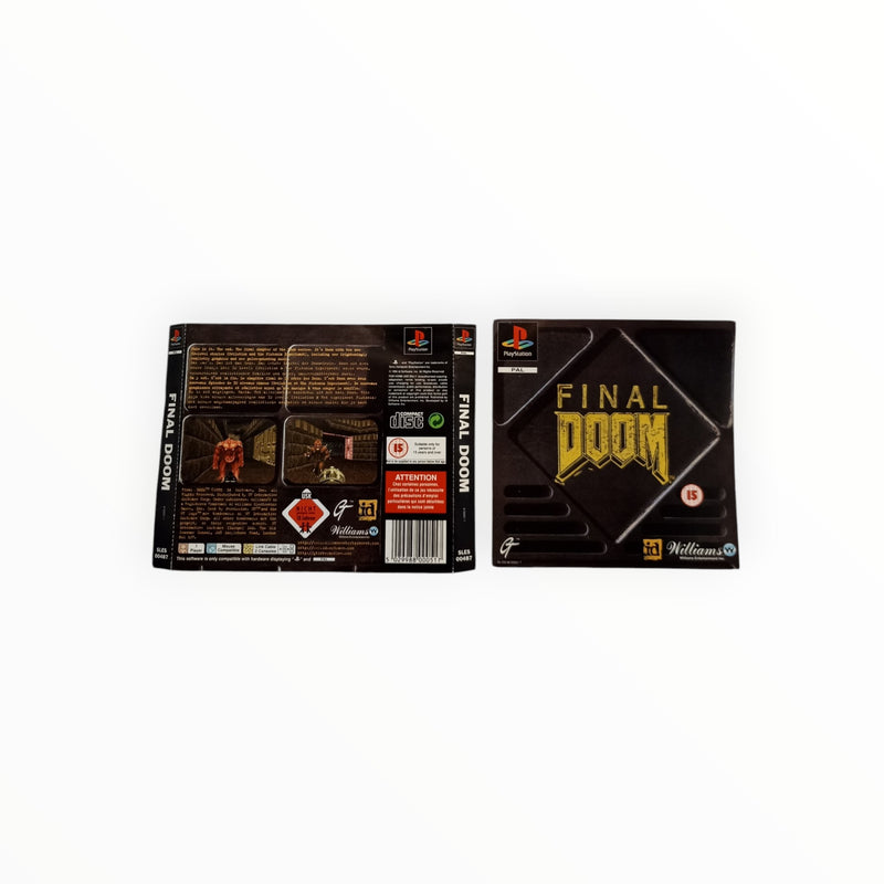 Jaquette avant et arrière Final Doom Playstation 1 (PS1)