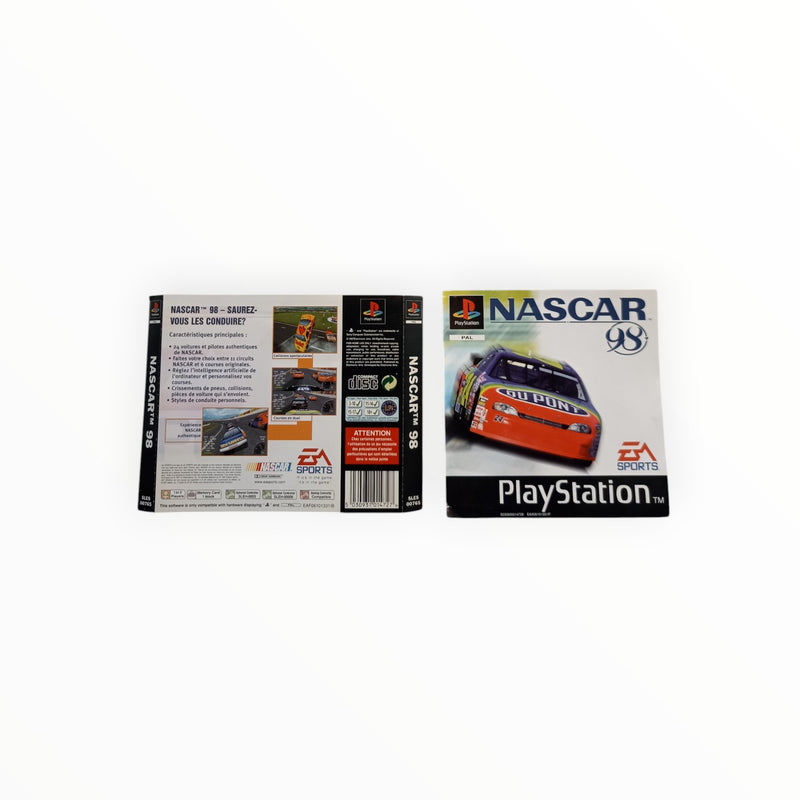 Jaquette avant et arrière Nascar 98 Playstation 1 (PS1)