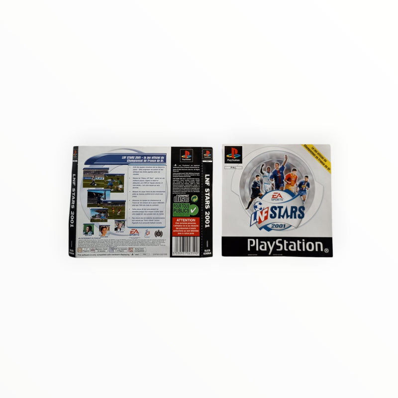 Jaquette avant et arrière LNF Stars 2001 Playstation 1 (PS1)