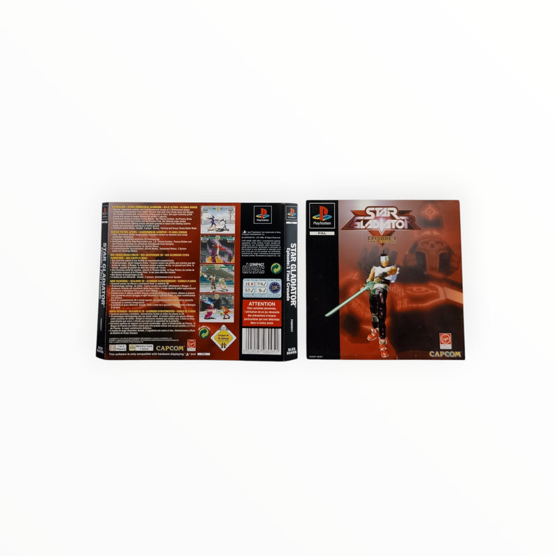 Jaquette avant et arrière Star Gladiator Playstation 1 (PS1)