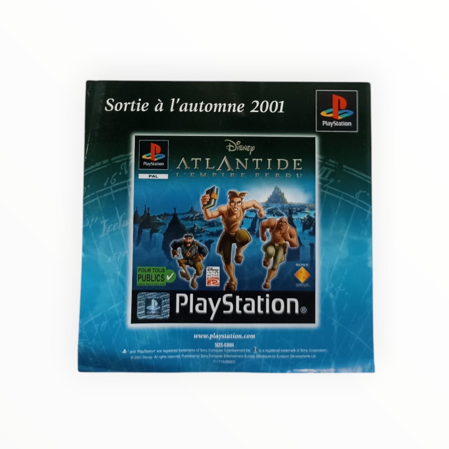 Insert publicitaire Jeux Playstation 1 (PS1)