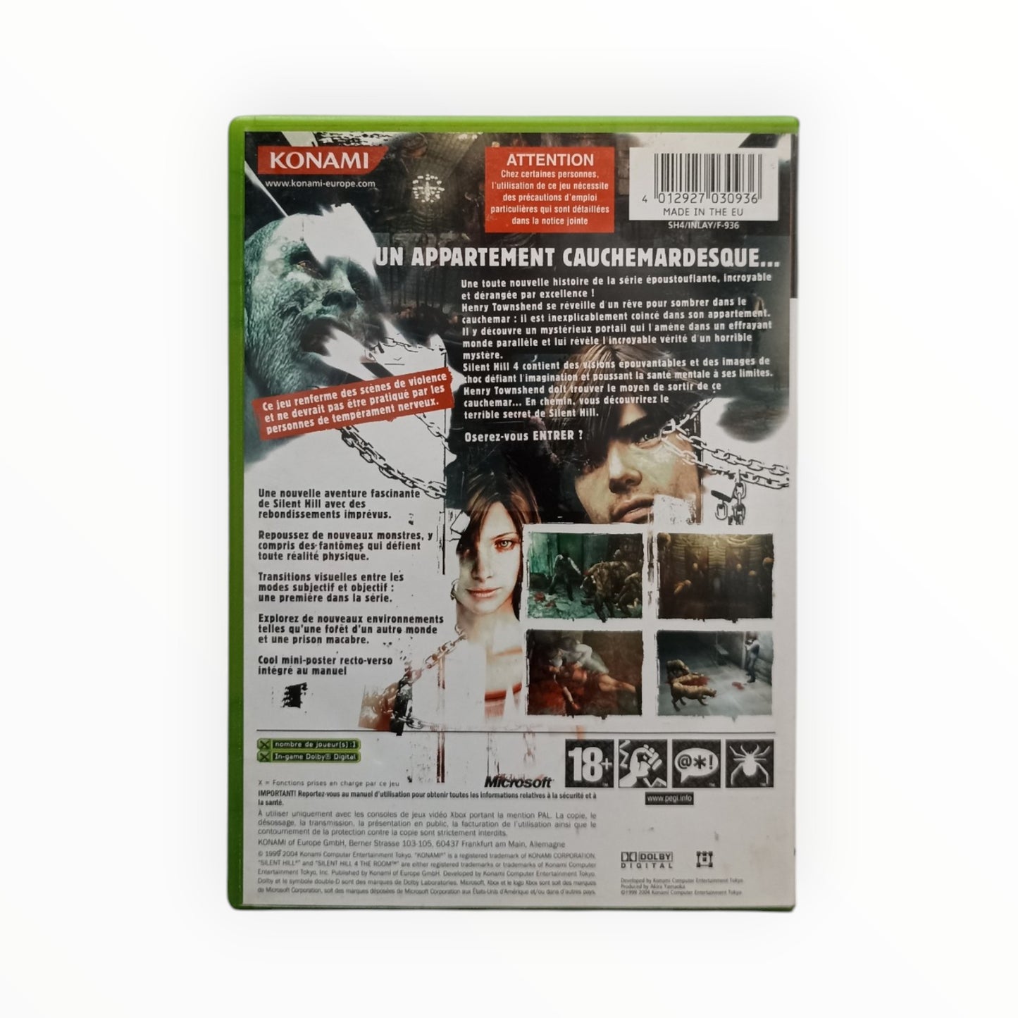 Silent Hill 4 The Room Xbox PAL