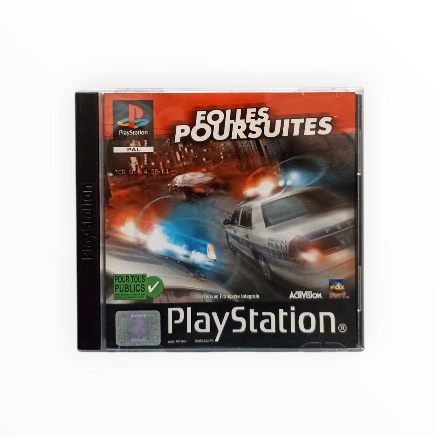 Folles Poursuites PlayStation 1 (PS1) Complet FRA