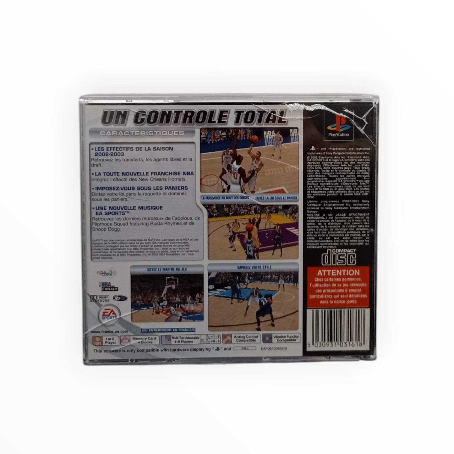 NBA Live 2003 Playstation 1 Seconde Vie