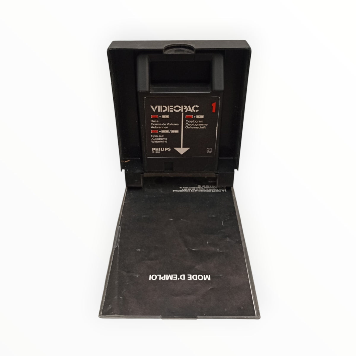 Philips Videopac 1 Race / Spin-Out / Cryptogram Complet FRA