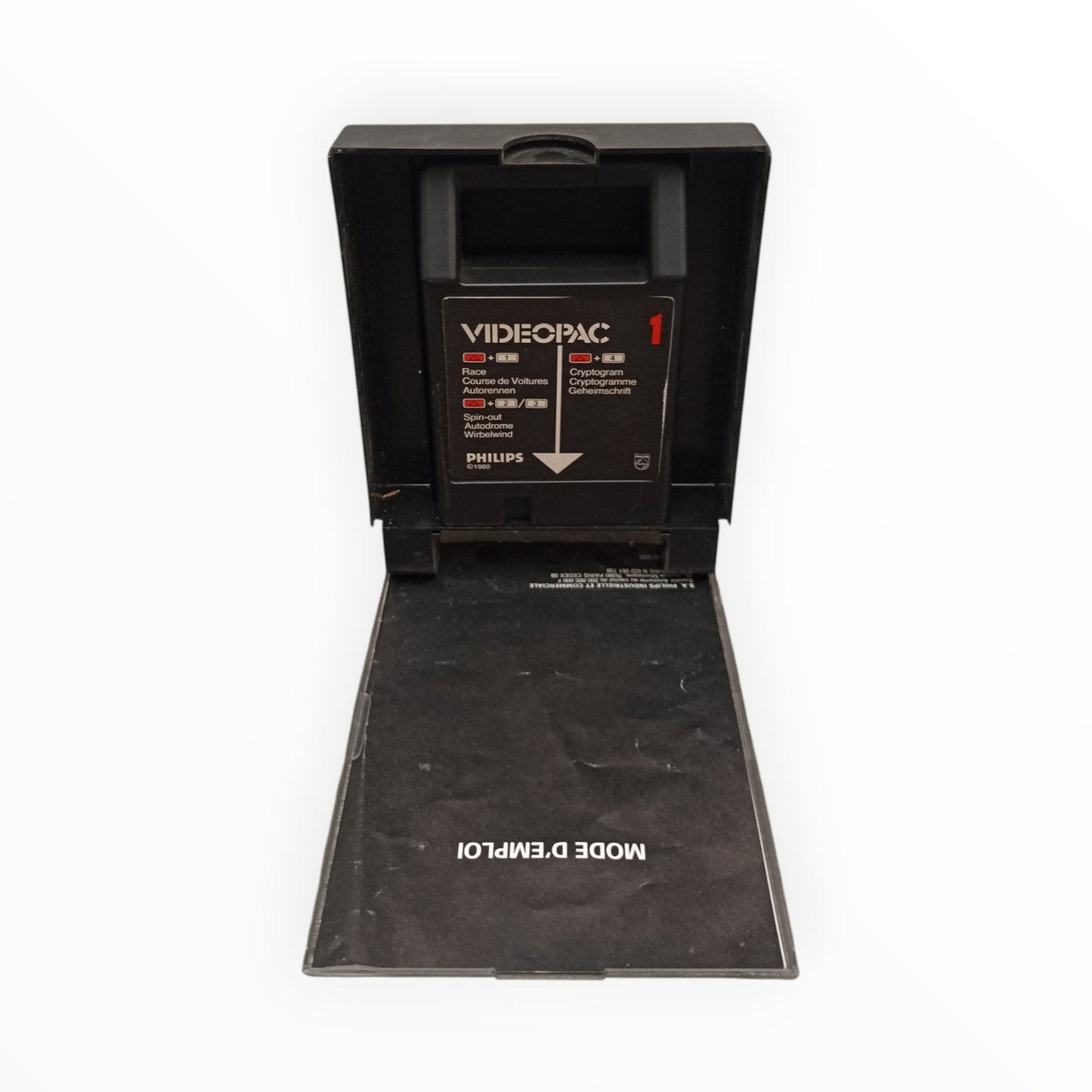 Philips Videopac 1 Race / Spin-Out / Cryptogram Complet FRA