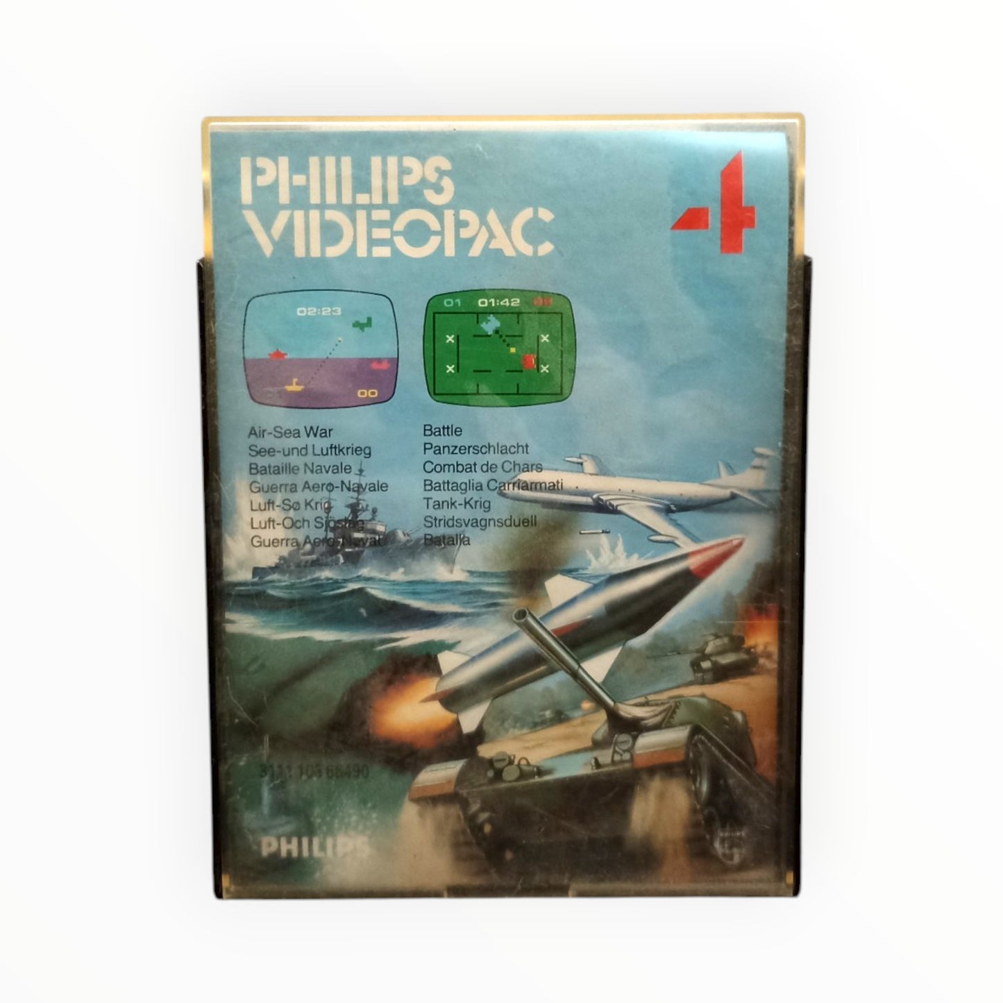 Philips Videopac 4 Air-Sea War / Battle Complet FRA sans jaquette avant