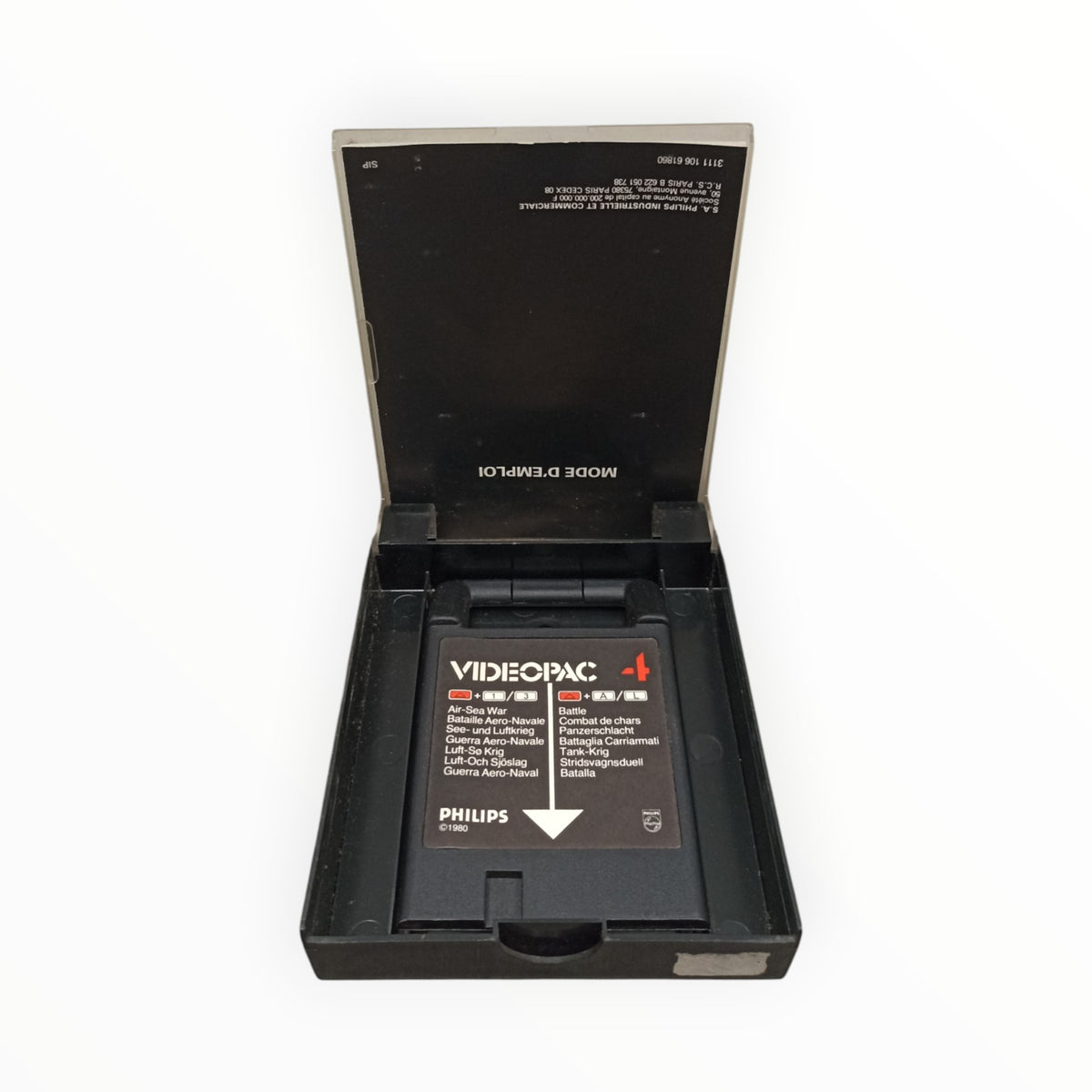 Philips Videopac 4 Air-Sea War / Battle Complet FRA sans jaquette avant