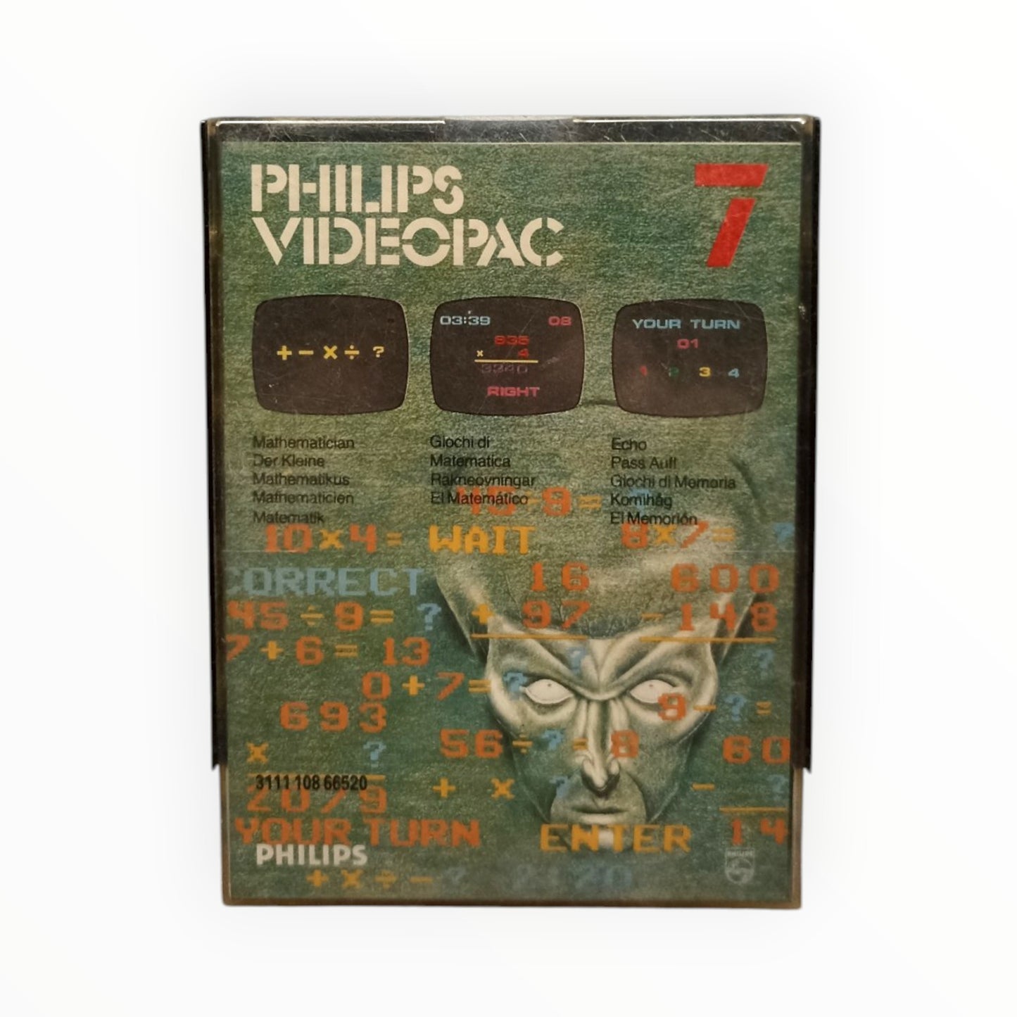 Philips Videopac 7 Mathématicien Complet FRA