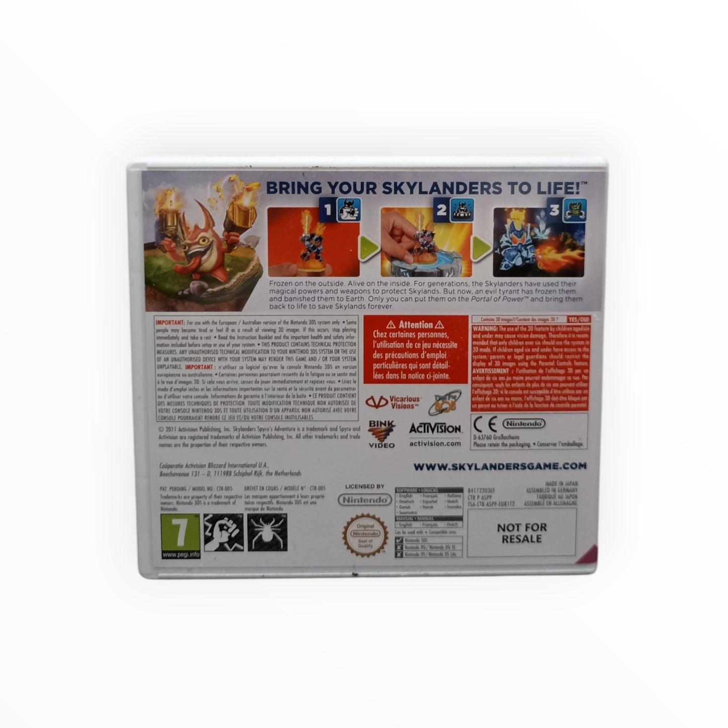 Pack Skylanders Spyro's Adventure Nintendo 3DS
