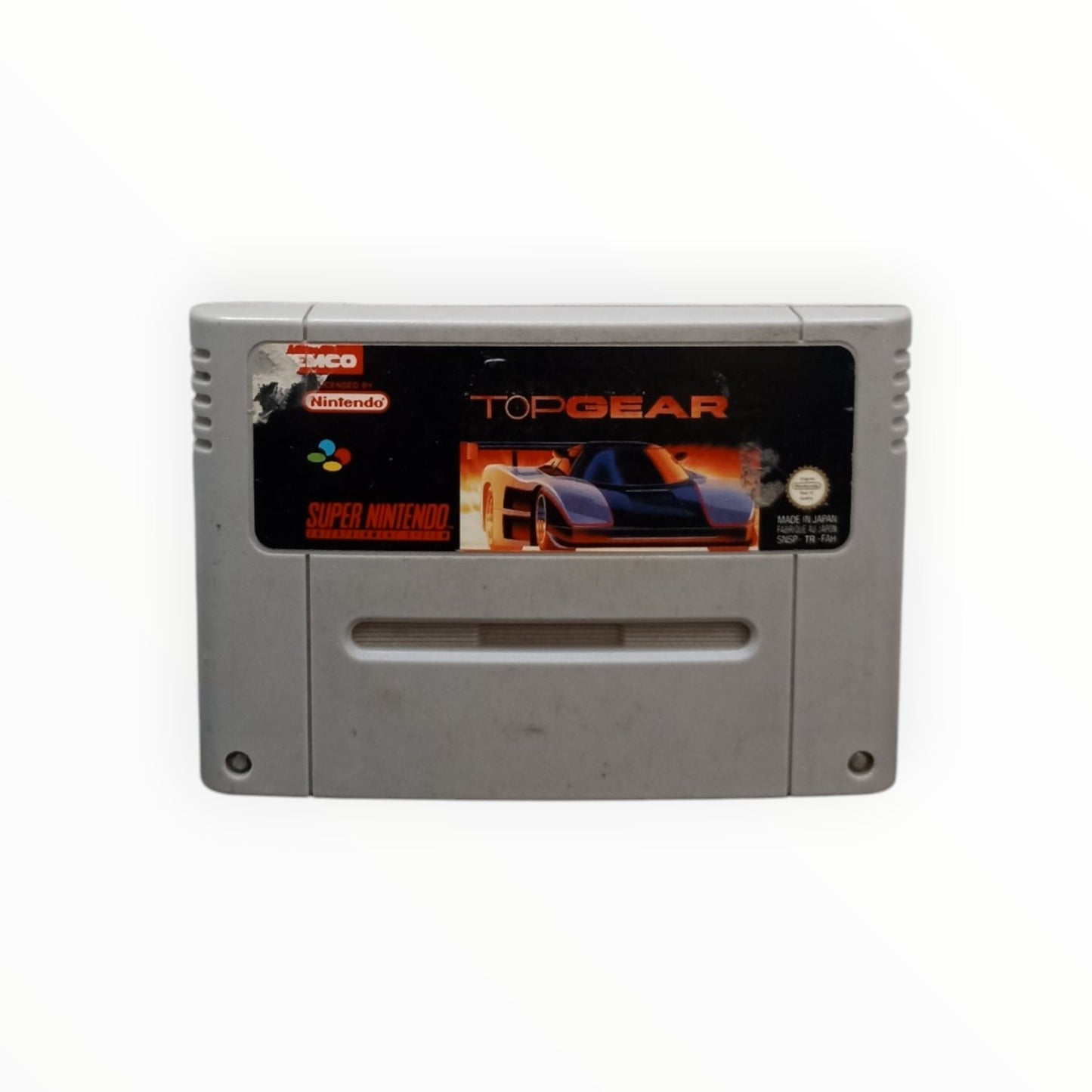cartouche seule Top Gear (Super Nintendo SNES) FAH Version Seconde ViE