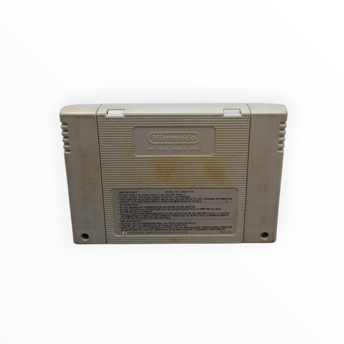 cartouche seule Top Gear (Super Nintendo SNES) FAH Version Seconde ViE