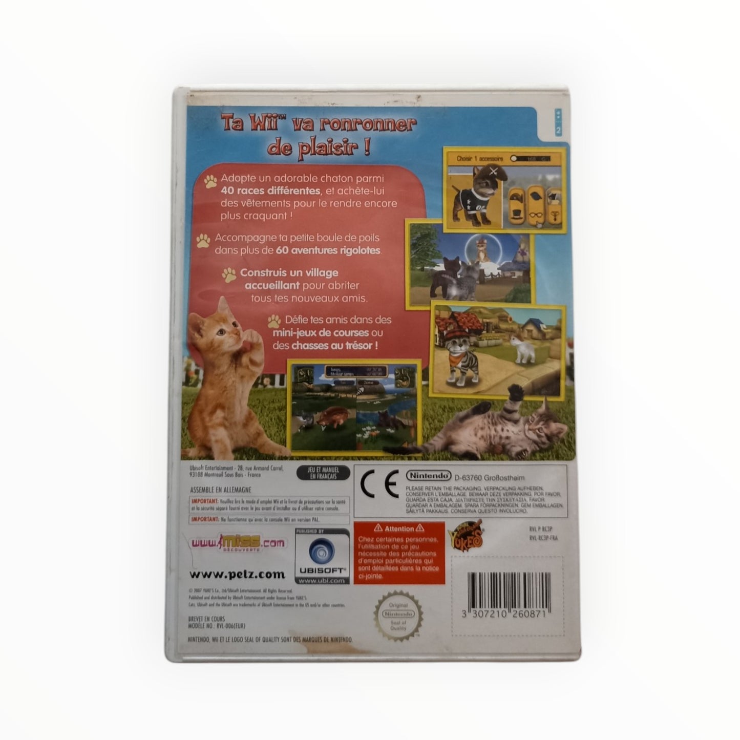 Catz Nintendo Wii PAL FRA complet