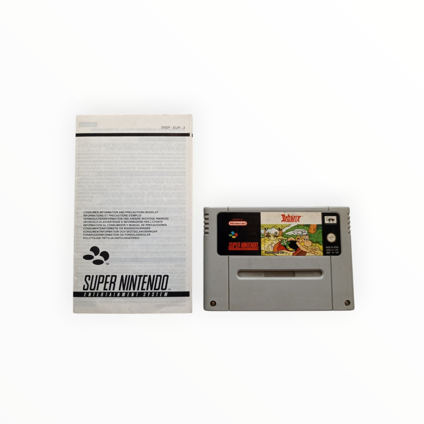 Astérix Super Nintendo SNES PAL FRA sans cale