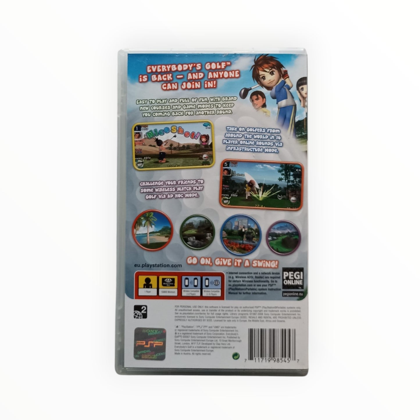Everybody’s Golf 2 Playstation Portable (PSP) complet Version UKV