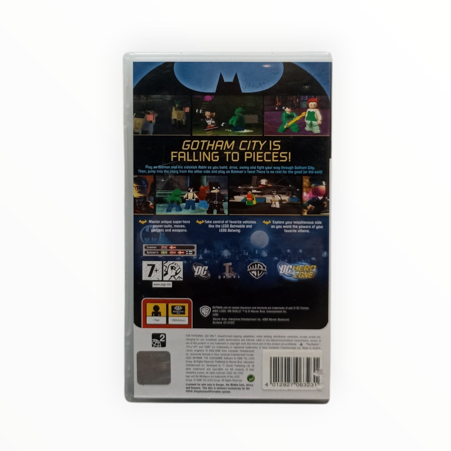 LEGO Batman The Videogame Playstation Portable (PSP) complet Version UKV