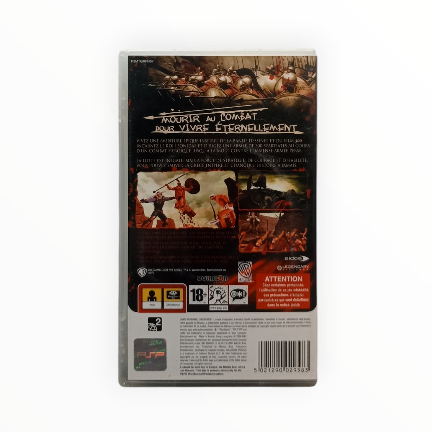 300 March to Glory Playstation Portable (PSP) complet