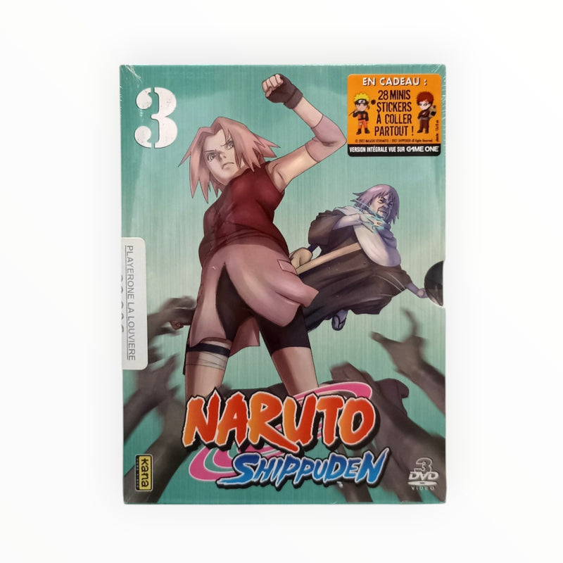 Naruto Shippuden 3 DVD Collector Neuf en Français