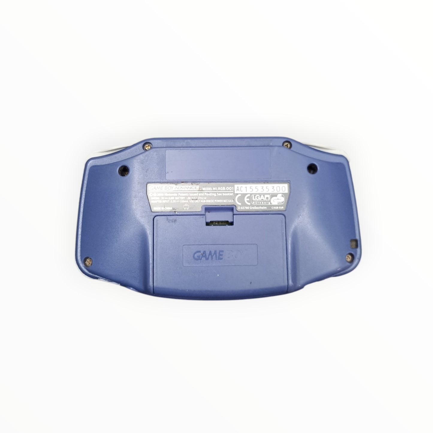 Console Game Boy Advance Bleue