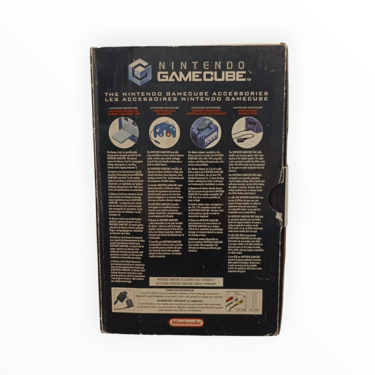 Boite seule console Nintendo Gamecube Noire